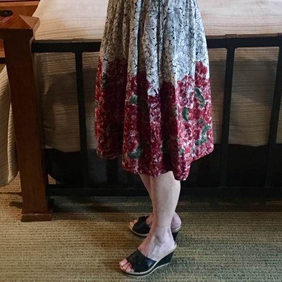 Anthropologie Edme and Esyllte floral print skirt. - Picture 6 of 8